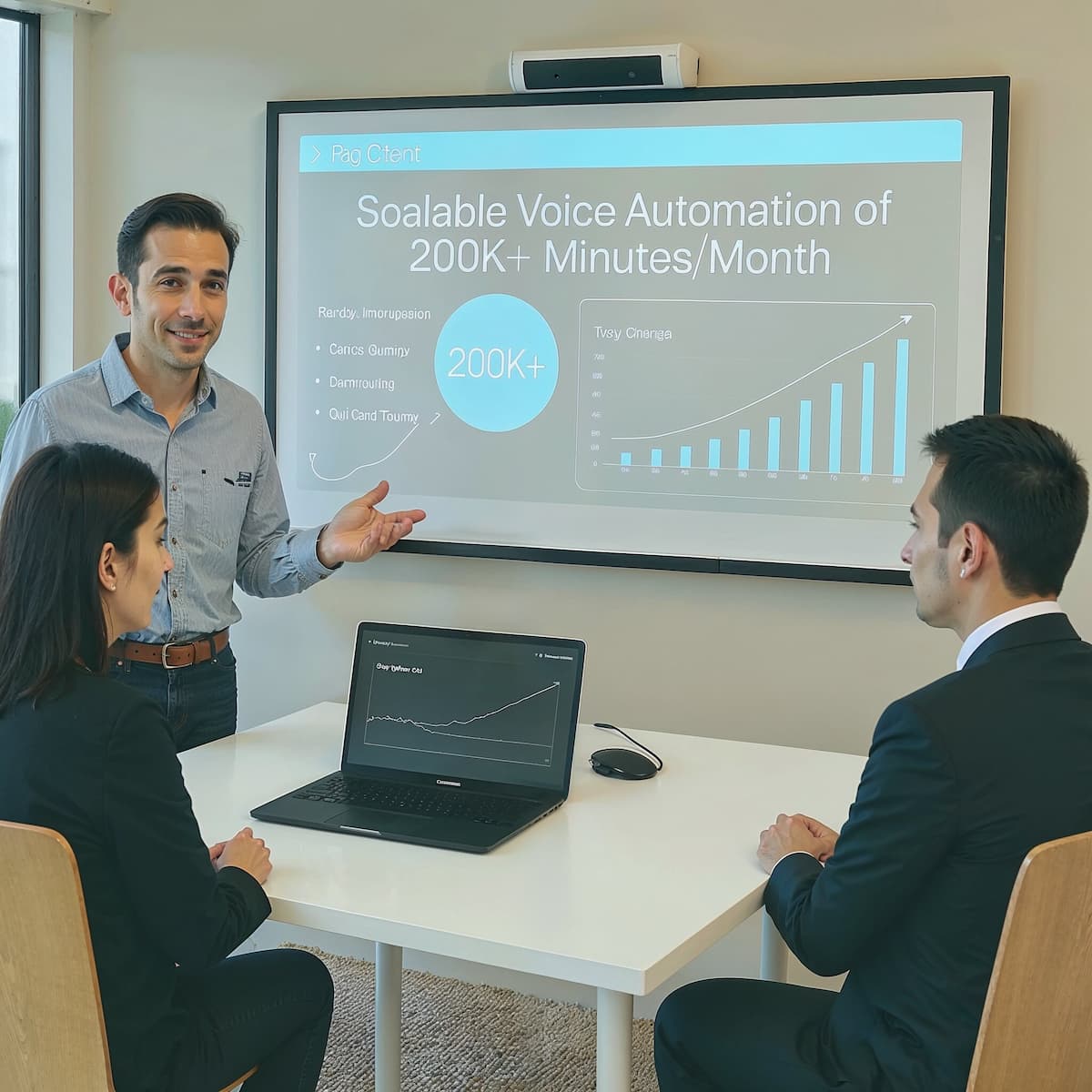AI Voice Platform Technology Visualization