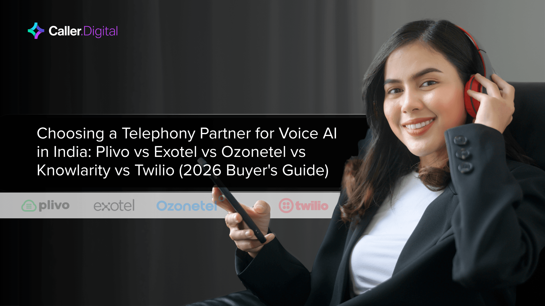 Choosing a Telephony Partner for Voice AI in India: Plivo vs Exotel vs Ozonetel vs Knowlarity vs Twilio (2026 Buyer's Guide)